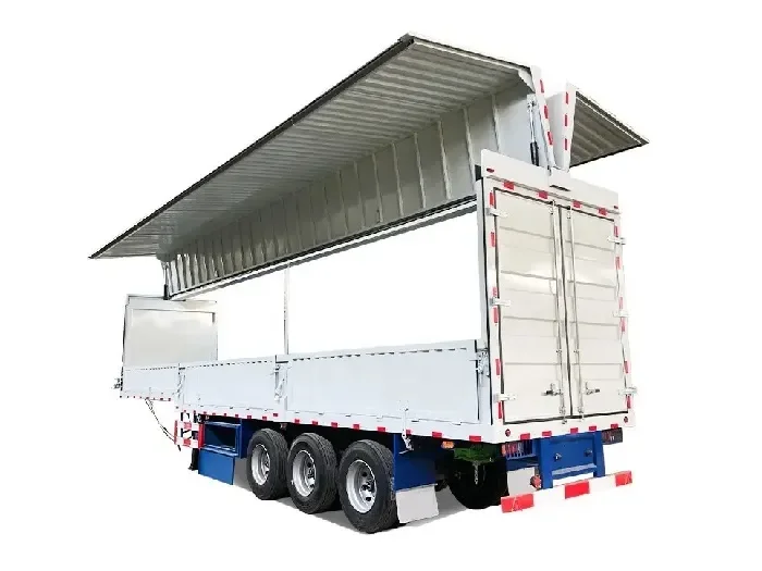 Remolque caja de alas abatibles galvanizado y económico a la venta