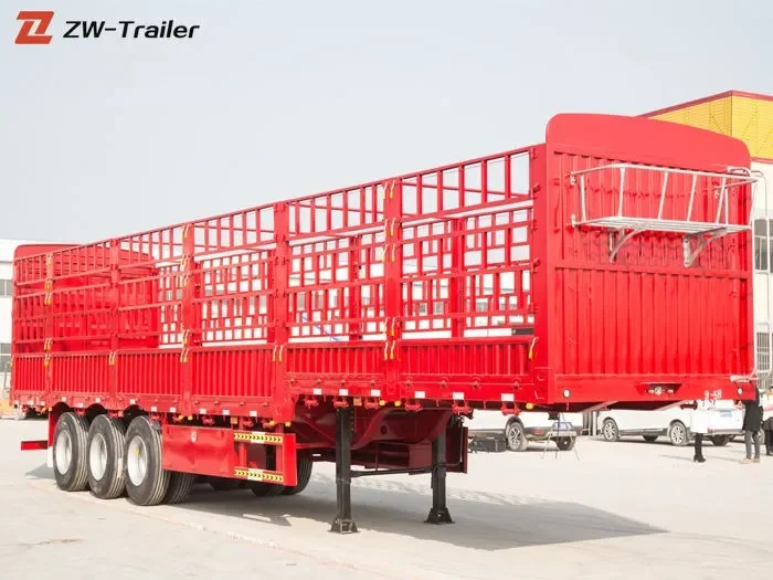 Remolque jaula para el transporte de ganado y animales