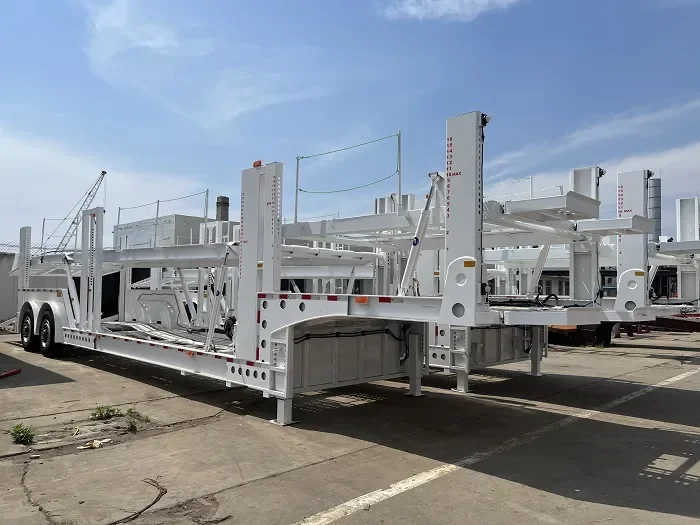 Remolque portavehículos de doble piso para camión en venta