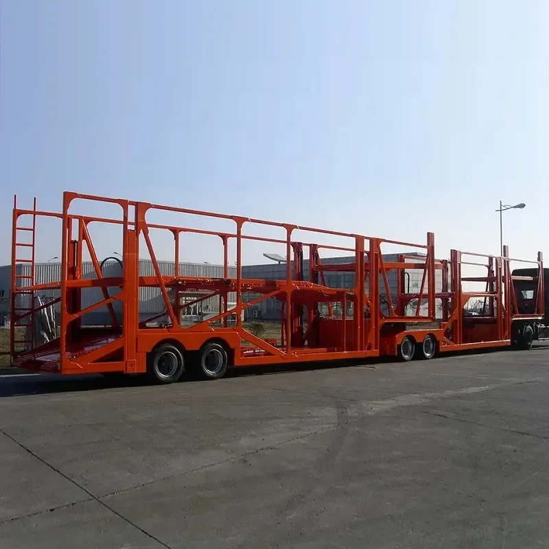 Remorque porte-voitures pour le transport de véhicules