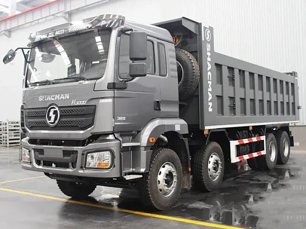 Camion-benne Shacman 12 roues, 380 HP, 30 tonnes Camion-benne Shacman 12 roues, 380 HP, 30 tonnes