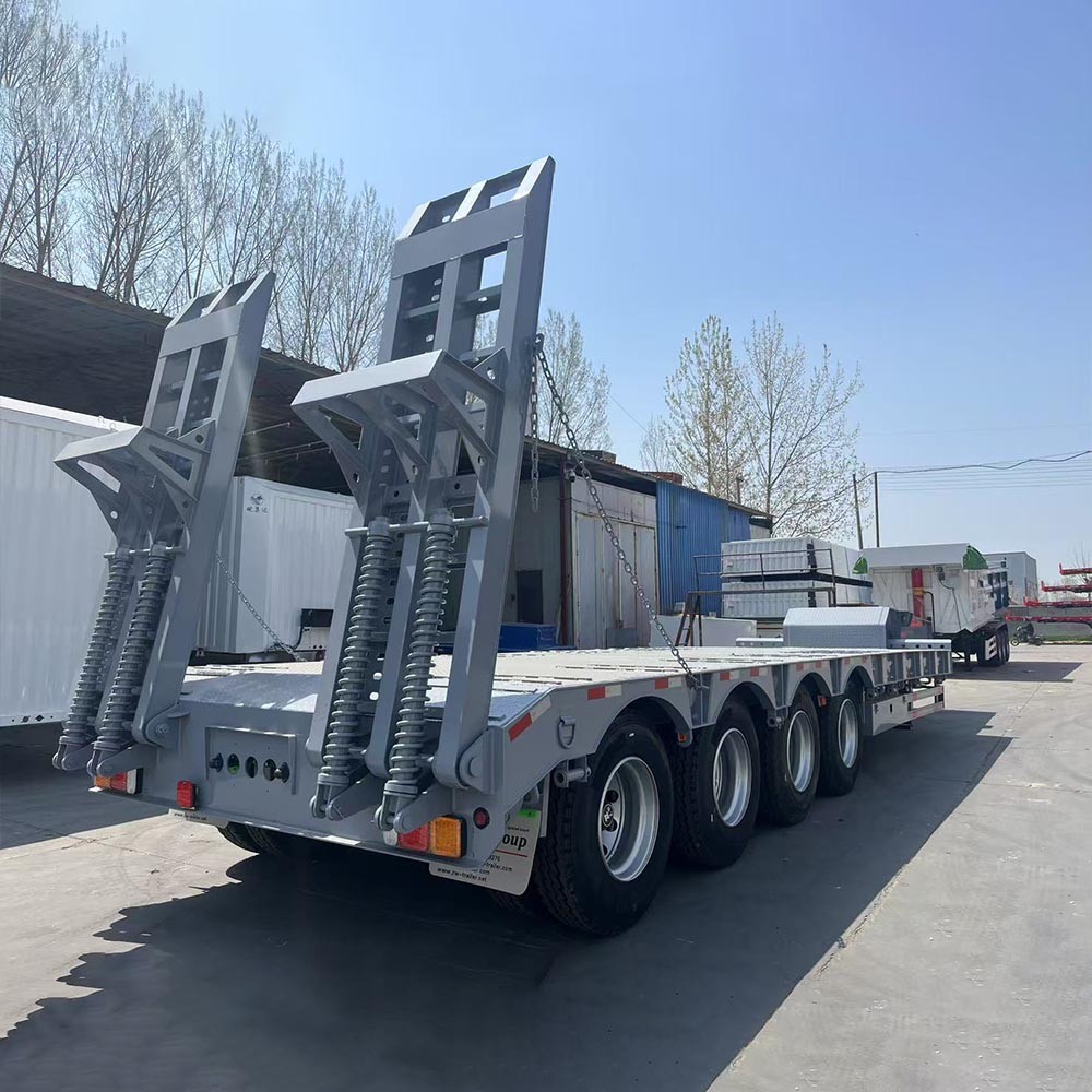 lowbed semi trailer