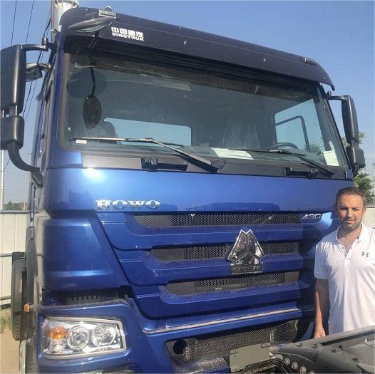 Tracteur routier Howo 430 commandé par un client algérien