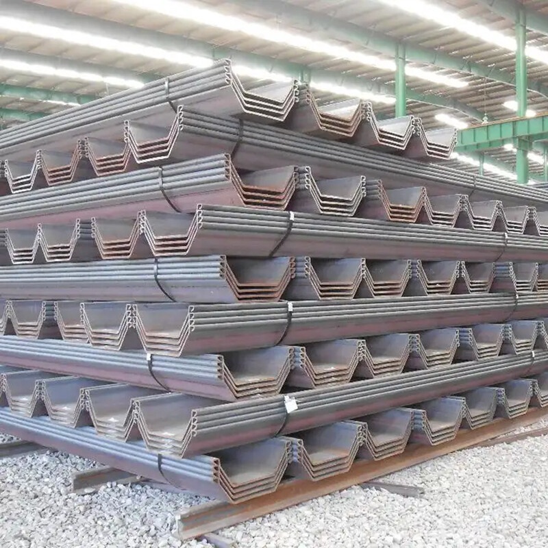 SM 400A SS490B ركائز صفائح فولاذية على شكل U