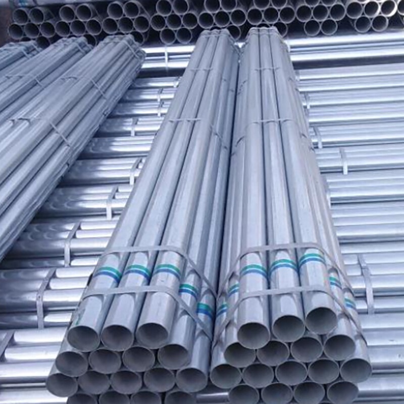Tubo redondo de acero galvanizado Q195