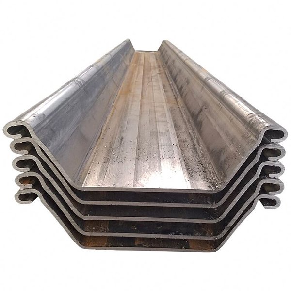 Q235 Q345 Tablestaca de acero en forma de U