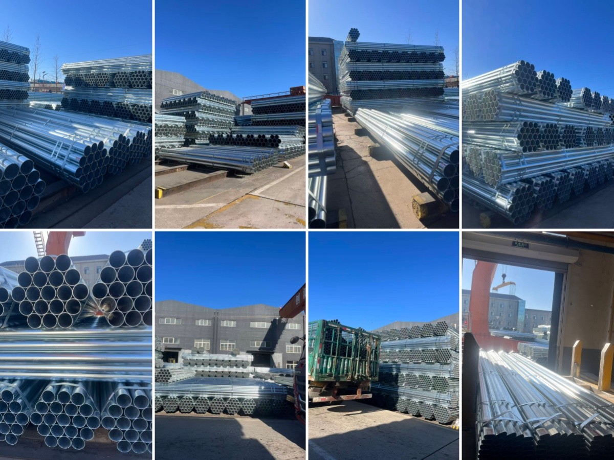 Tubo redondo de acero galvanizado
