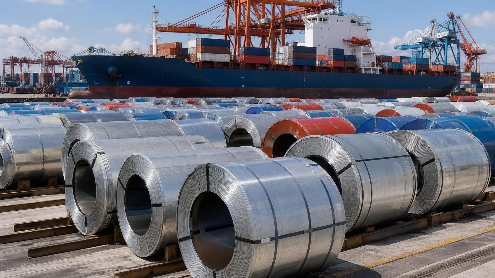 Jiangsu Zhongersheng Shipped Mass Galvanized & Color Coated Steel Coils to Southeast Asian PV & Factory Projects Jiangsu Zhongersheng Shipped Mass Galvanized & Color Coated Steel Coils to Southeast Asian PV & Factory Projects