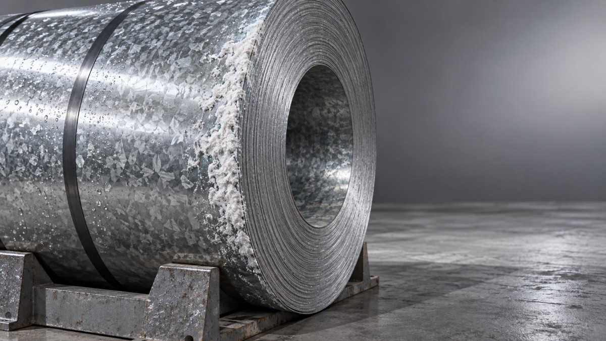Óxido blanco en bobinas de acero galvanizado: causas durante el almacenamiento y medidas de prevención