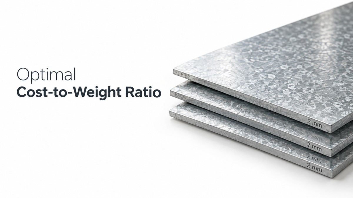Does 2 mm gi sheet provide the best cost-to-weight ratio for roofing? Does 2 mm gi sheet provide the best cost-to-weight ratio for roofing?