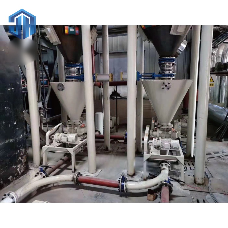 Positive-pressure pneumatic conveying