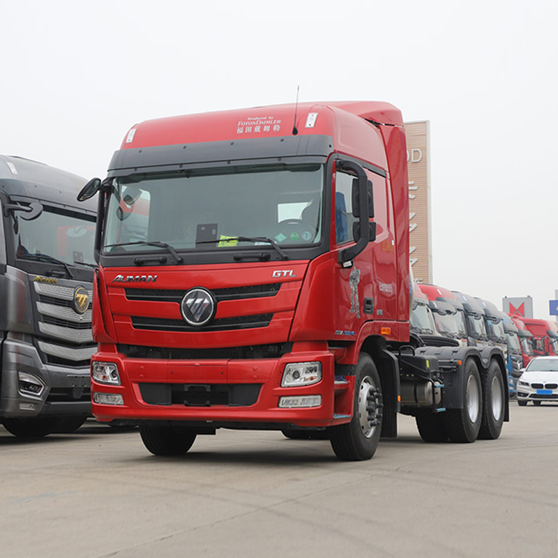 Foton Auman GTL Premium Edition 500 Horsepower 6x4 Drive LNG Tractor Truck