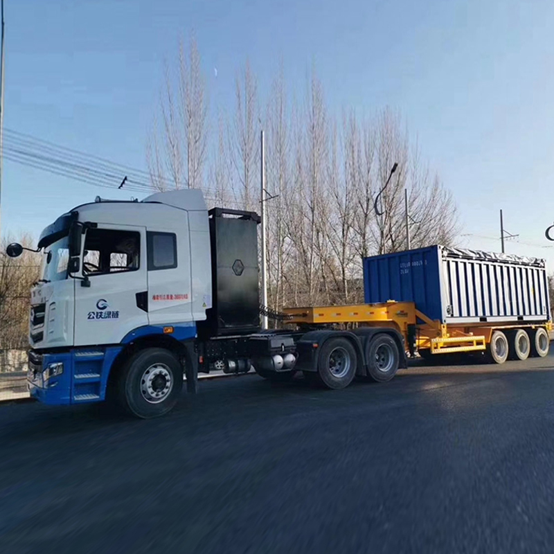 20-Foot Container Tipper Semi-Trailer