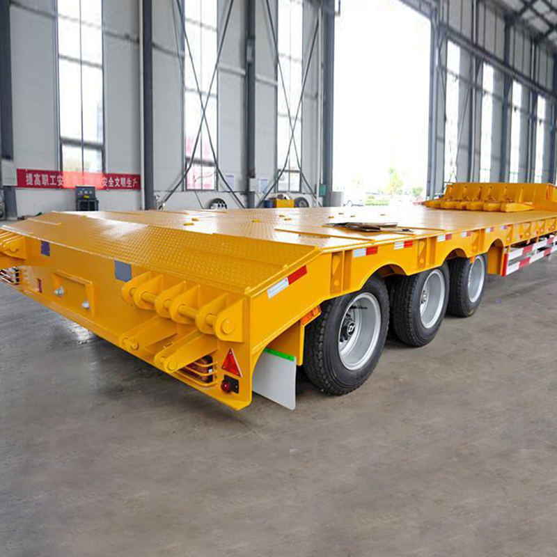 High-Quality Sturdy and Durable Low Flatbed Trailer