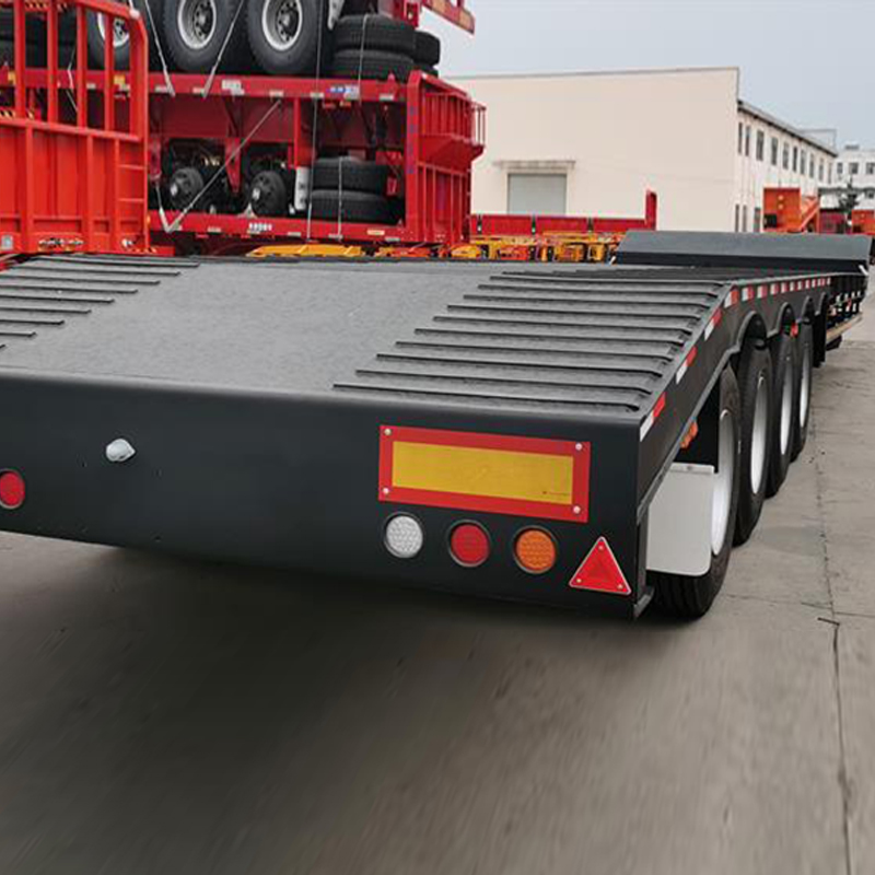 4 Axle Low Flatbed Trailer