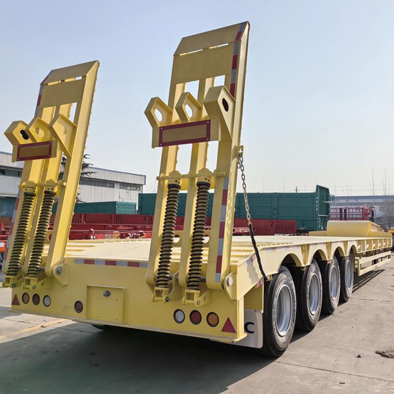 4 Axle 100 Ton Low Flatbed Trailer
