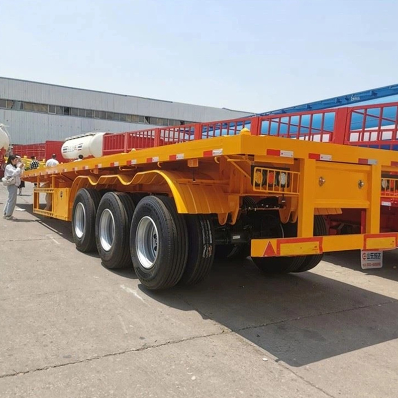 3 Axle 53-Foot Low Flatbed Trailer