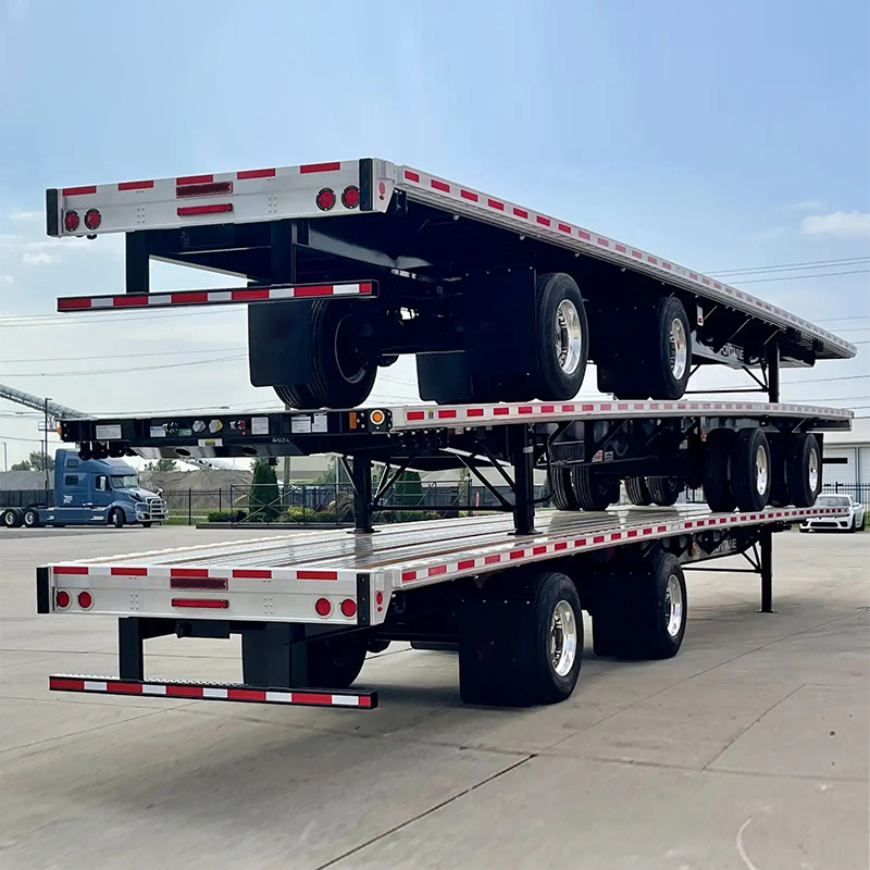 3 Axle 53-Foot Low Flatbed Trailer