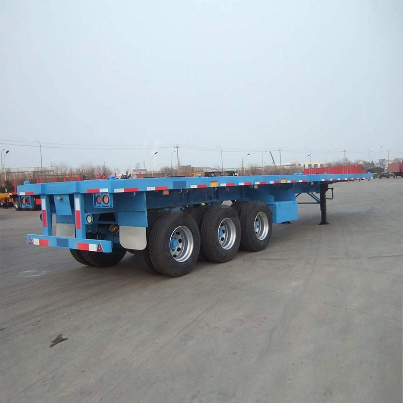 3 Axle 40-Foot Low Flatbed Trailer
