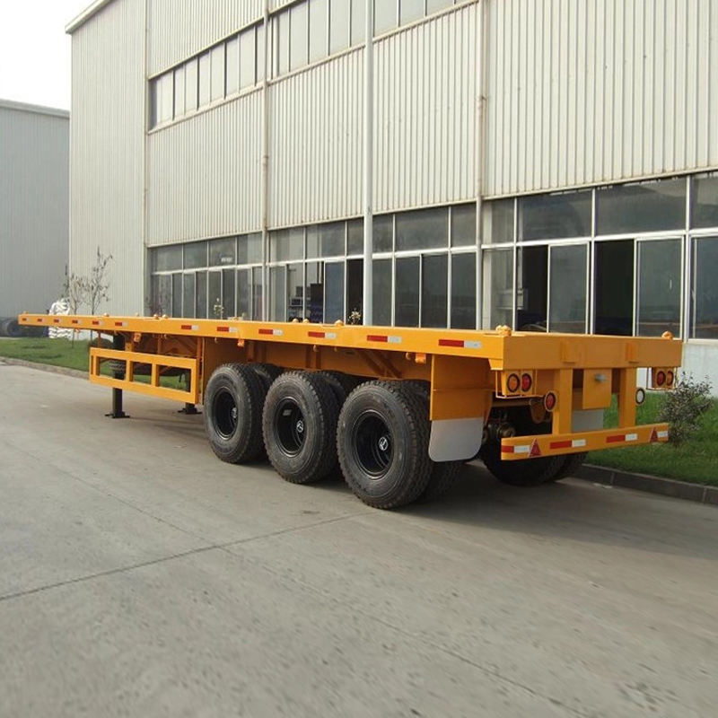 3 Axle 40-Foot Low Flatbed Trailer