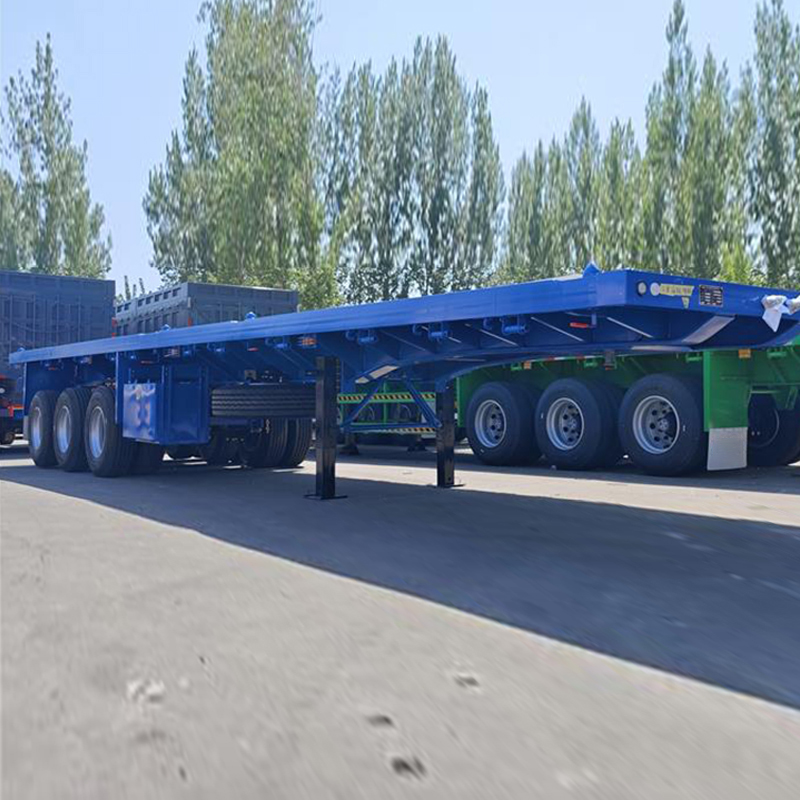 Three-Axle Flatbed Trailer