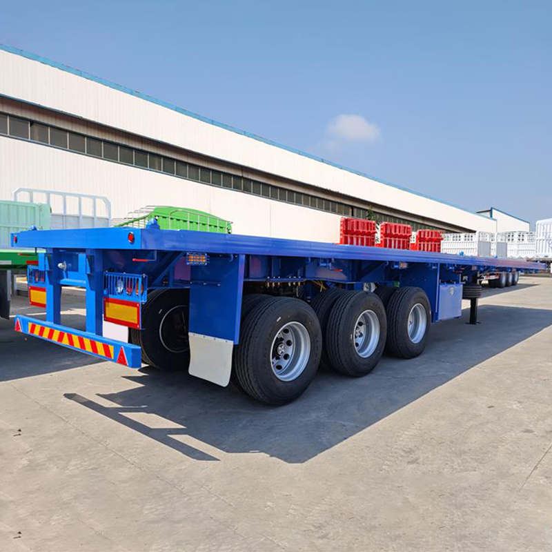 Three-Axle Flatbed Trailer