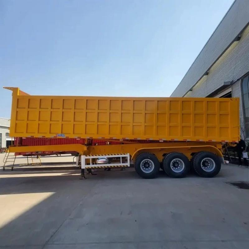 30-100 ton Three-Axle Dump Trailer