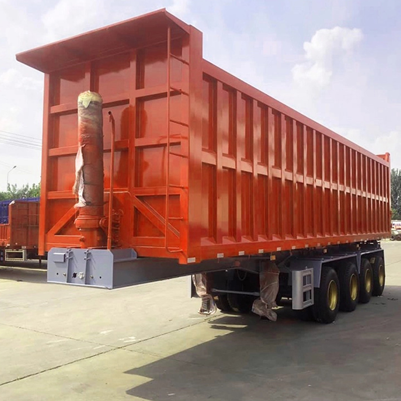 Four-Axle Dump Trailer