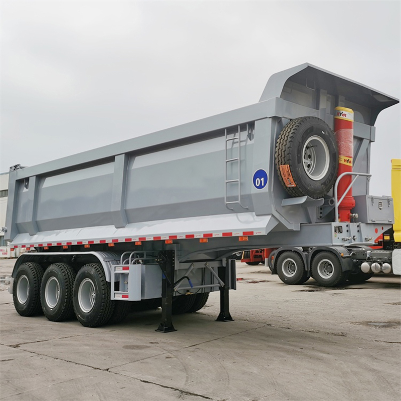 35cbm Semi Dump Trailer