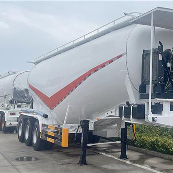 40-Cubic-Meter Self-Unloading Bulk Cement Trailer