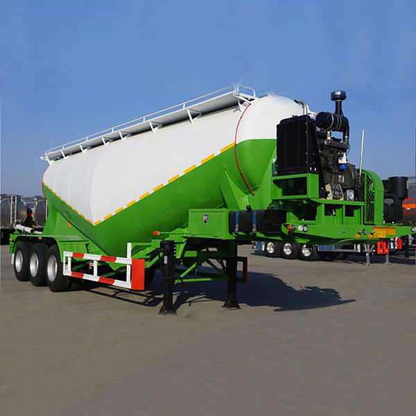 Short-Distance Braking Bulk Cement Trailer