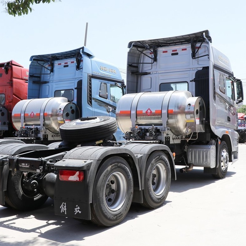 Tracteur routier FAW J7 poids lourd 600 ch 6x4 GNL à transmission automatique