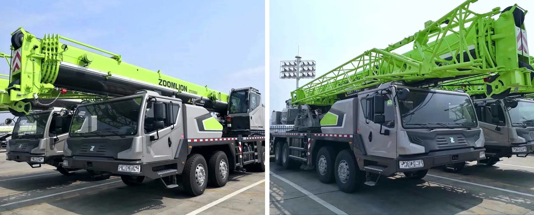 Grue sur camion lourd Zoomlion ZTC550V de 50 tonnes