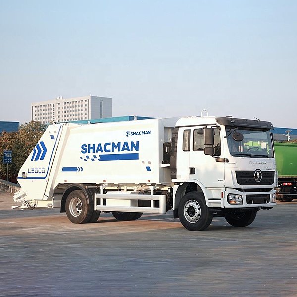 Camion-benne à ordures à compression SHACMAN