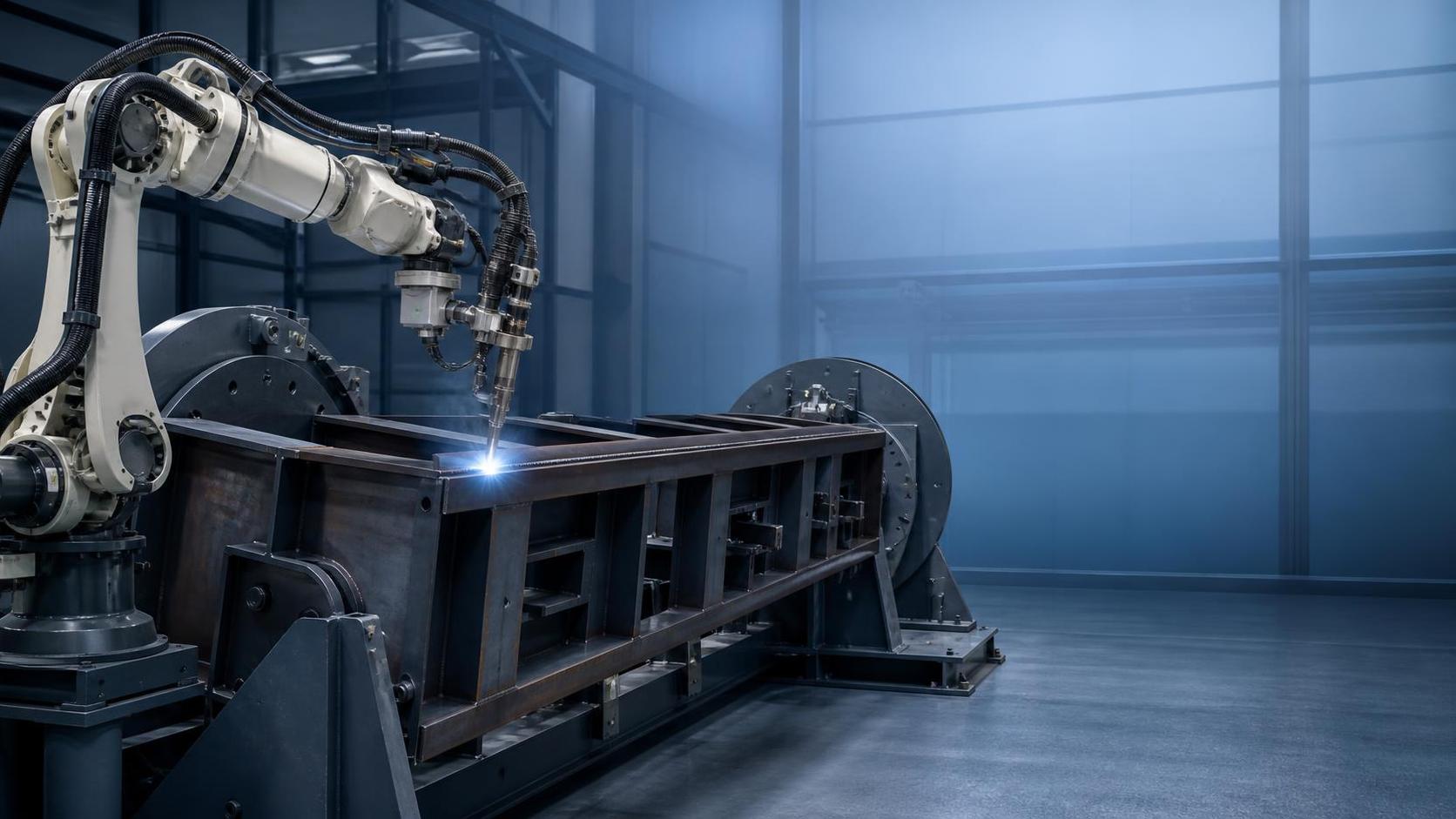 Robots de soldadura de alta capacidad para grandes fabricaciones: factores de ciclo de trabajo y carga útil Robots de soldadura de alta capacidad para grandes fabricaciones: factores de ciclo de trabajo y carga útil