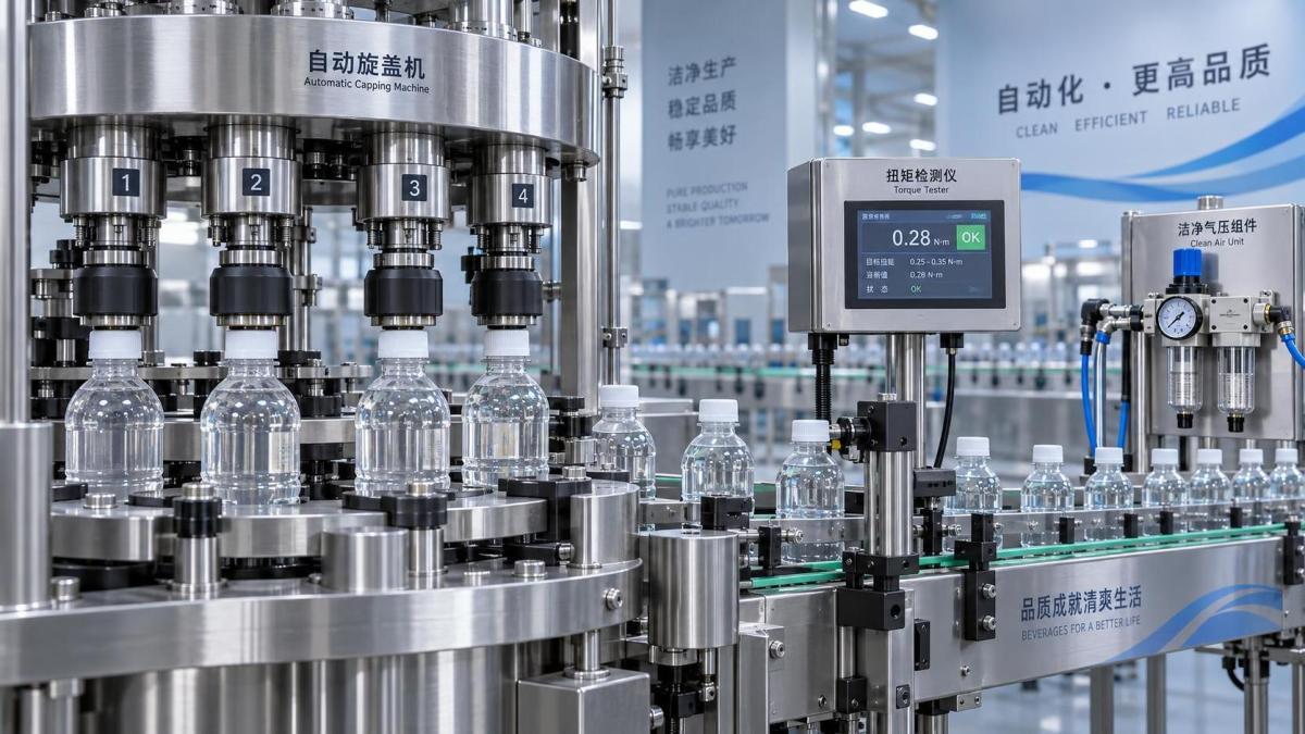 What causes inconsistent torque on a bottle capping machine? What causes inconsistent torque on a bottle capping machine?