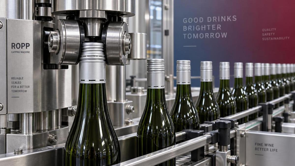 What makes ROPP capping machines suitable for wine bottles?