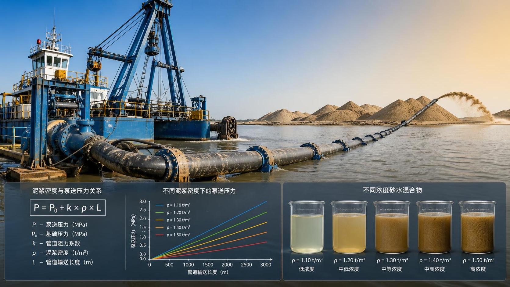 How slurry density affects industrial sand dredging output