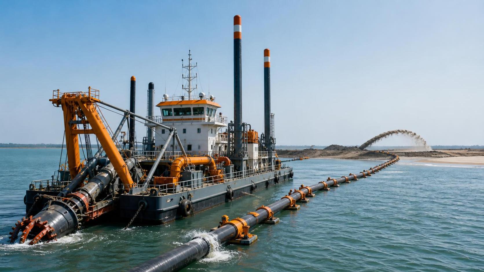 What pump capacity should a cutter suction dredger have?