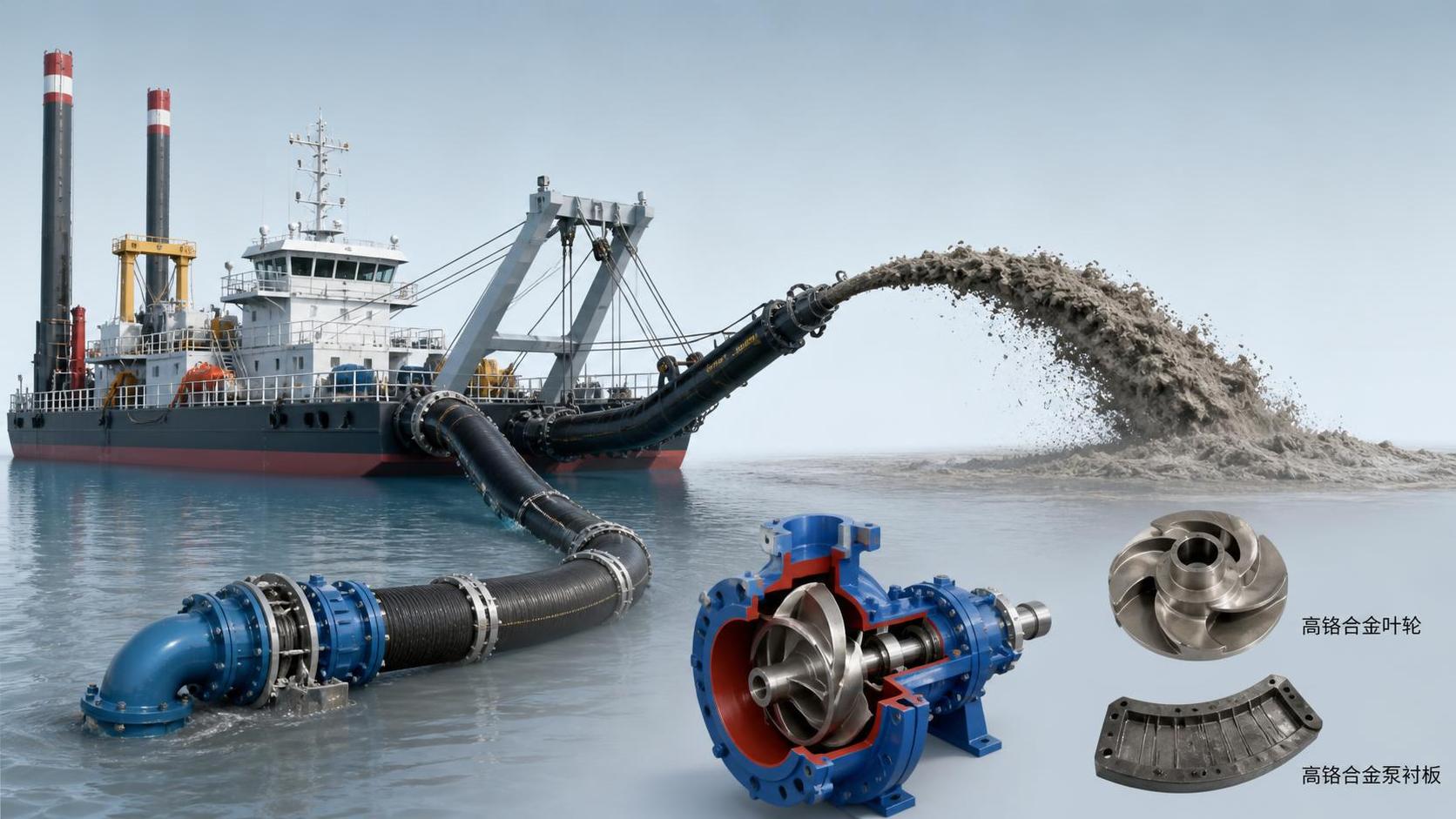 Which Wear Parts Require Frequent Replacement on a Jet Suction Dredger?