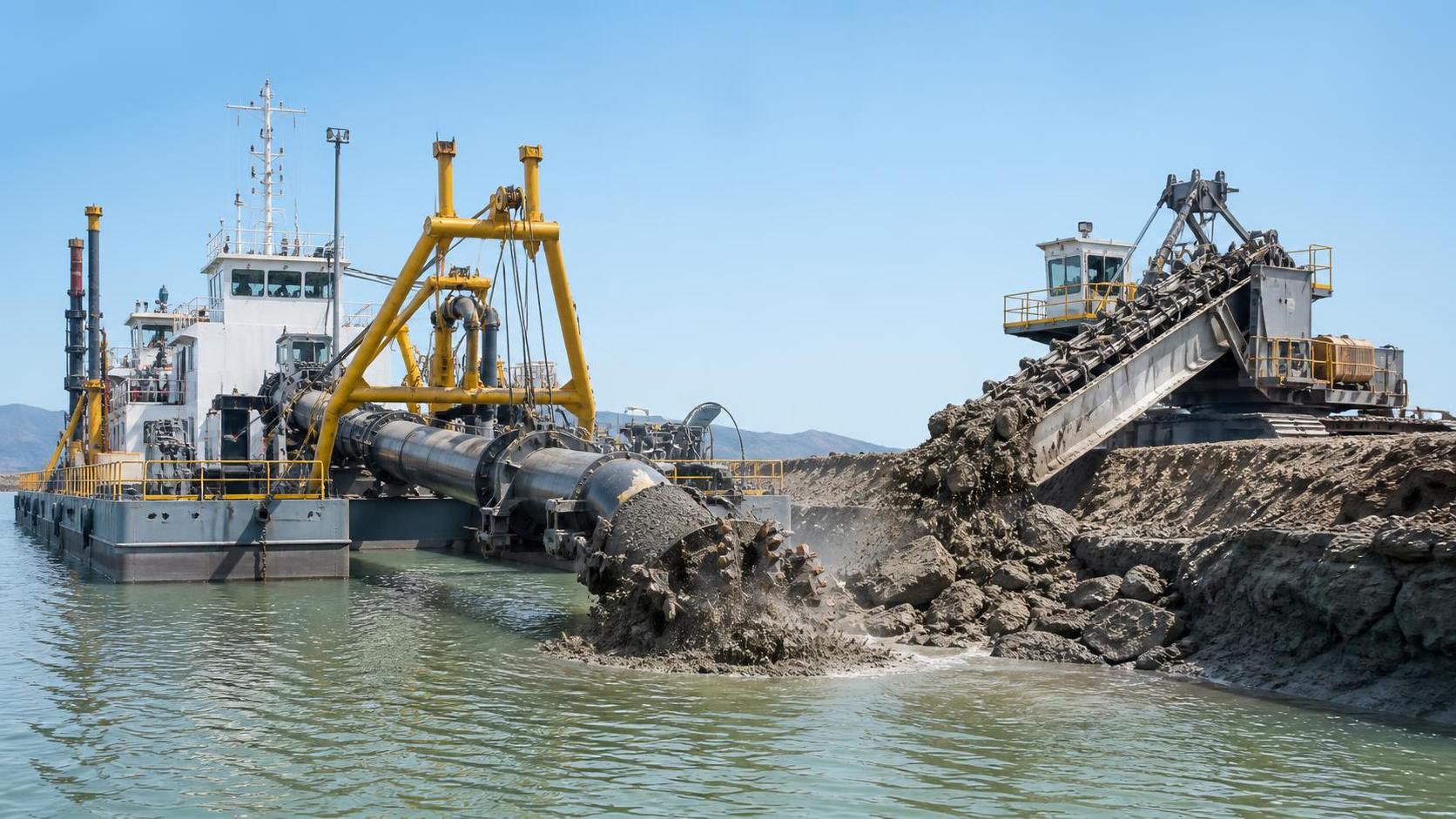 Is Cutter Suction Dredging Better Than Bucket-Chain Dredging for Hardpan?