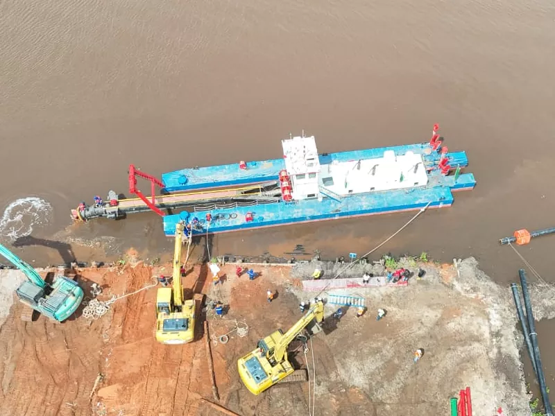 River Dredger Ship