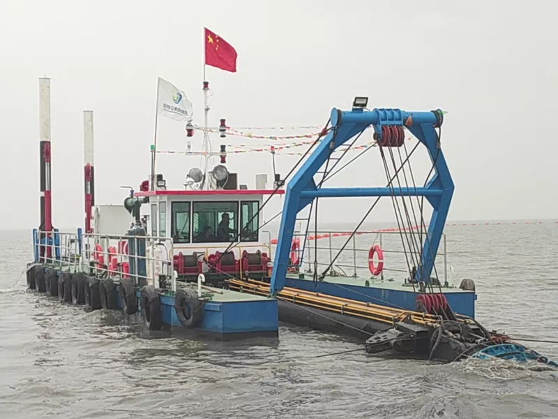 Mining Dredger Ship