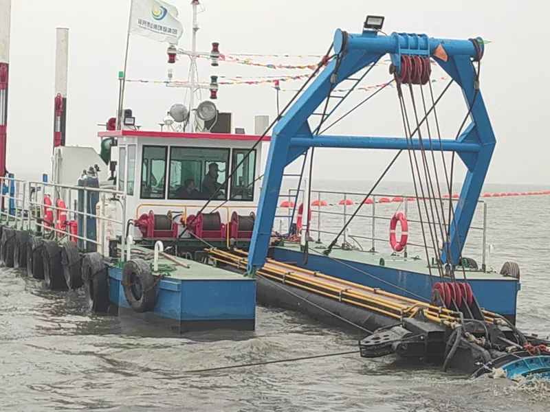 Mining Dredger Ship