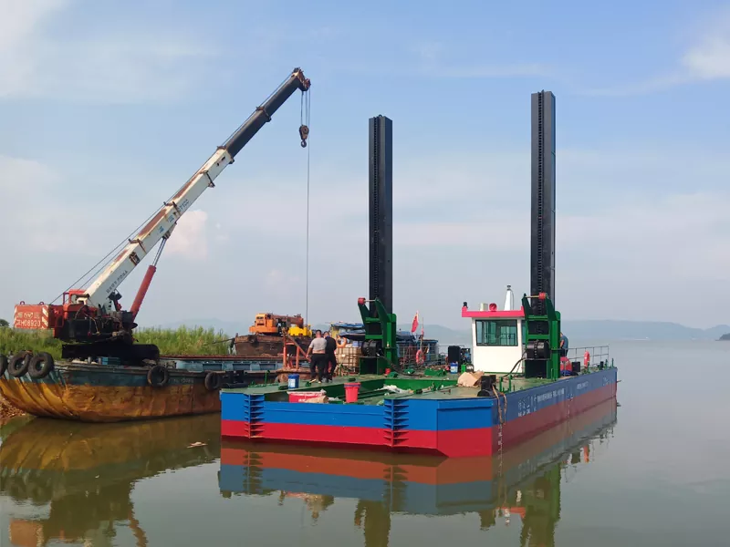 River Excavator Platform