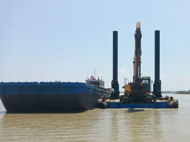 River Excavator Platform
