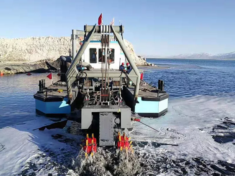Bucket Digging Dredger