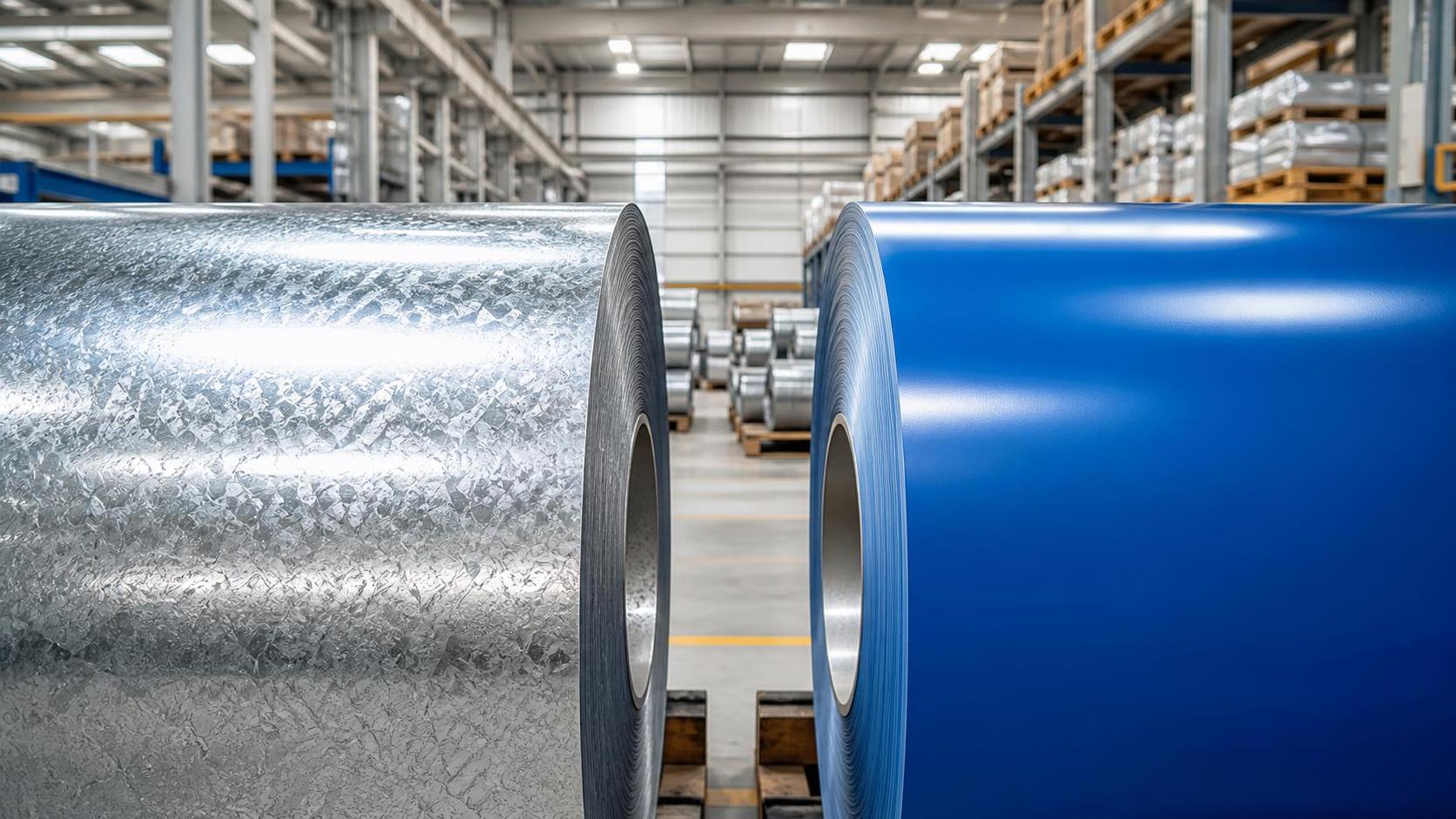 Guía del comprador: diferencias de rendimiento y aplicación entre el acero galvanizado y el acero con recubrimiento de color PPGI