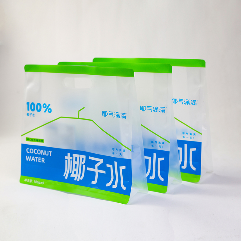Multilayer StandUp Zippered Pouch Packaging for Beverages