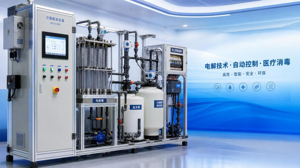 Cómo funcionan los generadores de ácido hipocloroso (HClO): análisis detallado de la tecnología de electrólisis